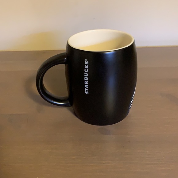 Starbucks Black and White Ceramic Siren Logo Mug - Picture 4 of 7